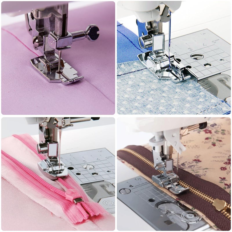 Kungfuking Sewing Machine Presser Feet Set 42 Pcs for Brother, Babylock, Singer, Janome, Elna, Toyota, New Home, Simplicity, Necchi, Kenmore, and Most of Low Shank Sewing Machines - Image 2